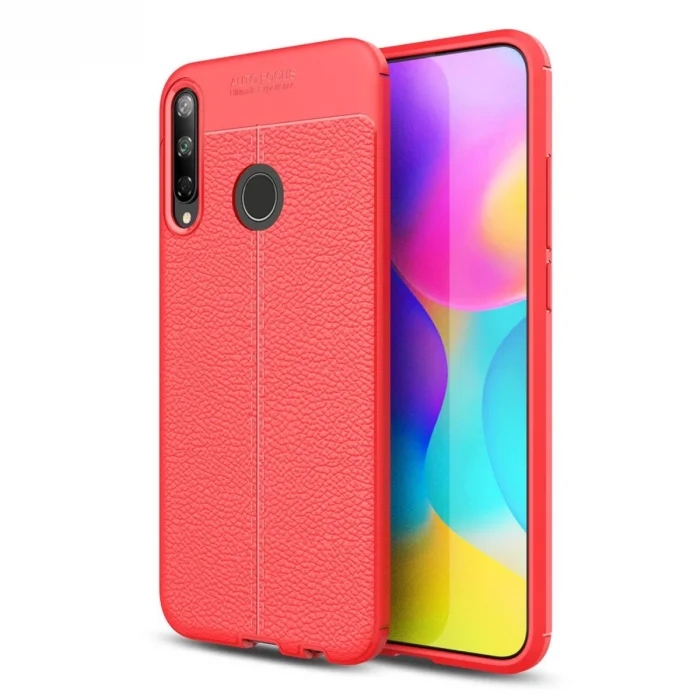 BUĞZ Huawei P40 Lite E Kılıf Auto Focus Kapak - Kırmızı