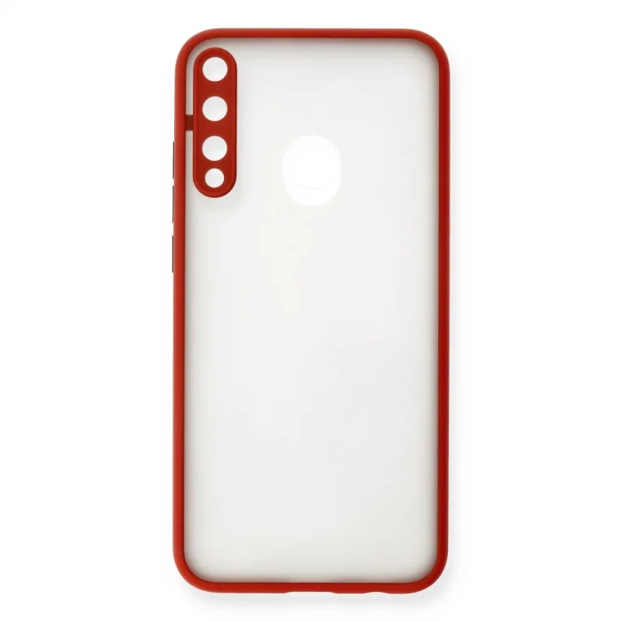 BUĞZ Huawei P40 Lite E Kılıf Montreal Silikon Kapak - Kırmızı