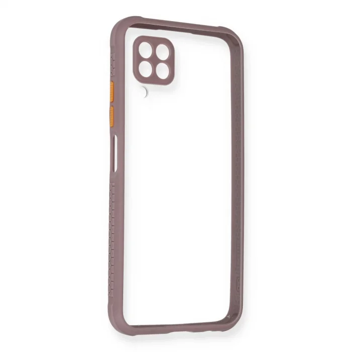 BUĞZ Huawei P40 Lite Kılıf Miami Şeffaf Silikon - Açık Mor