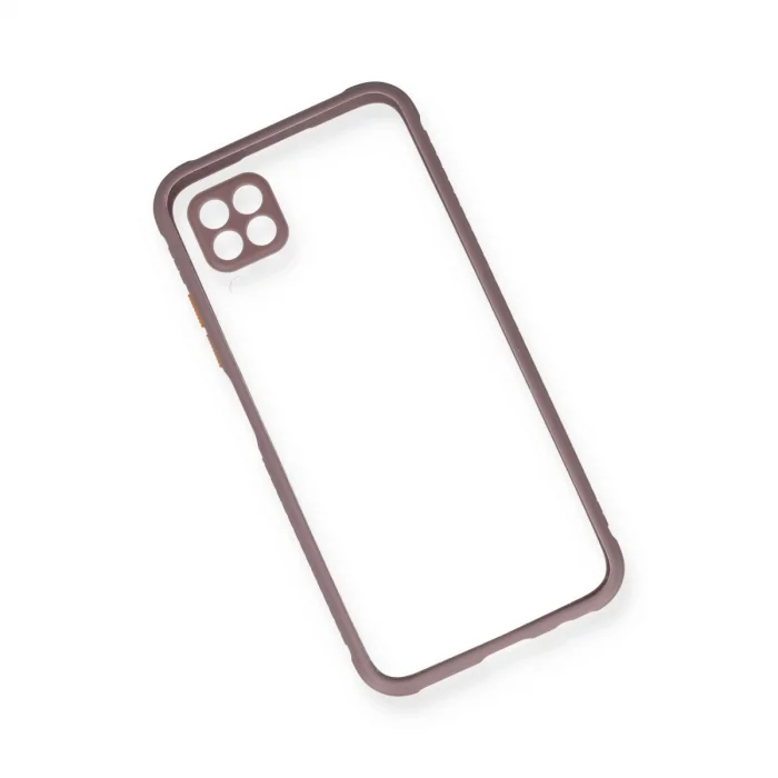 BUĞZ Huawei P40 Lite Kılıf Miami Şeffaf Silikon - Açık Mor