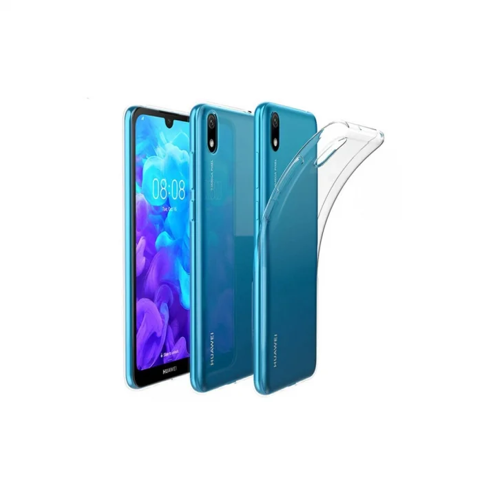 BUĞZ Huawei Y5 2019 Kılıf Lüx Şeffaf Silikon