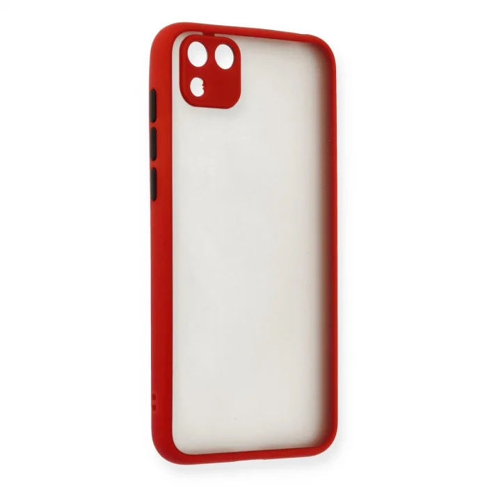 BUĞZ Huawei Y5p Kılıf Montreal Silikon Kapak - Kırmızı