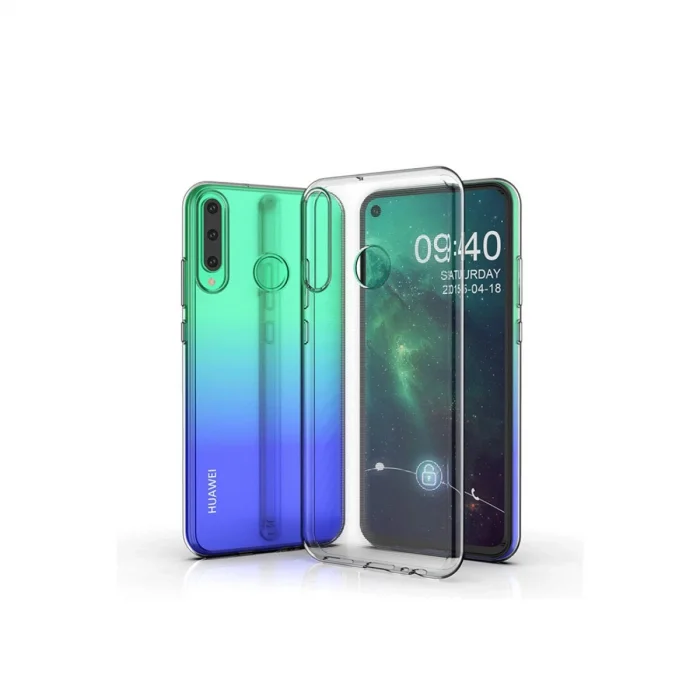 BUĞZ Huawei Y6p Kılıf Lüx Şeffaf Silikon - Şeffaf