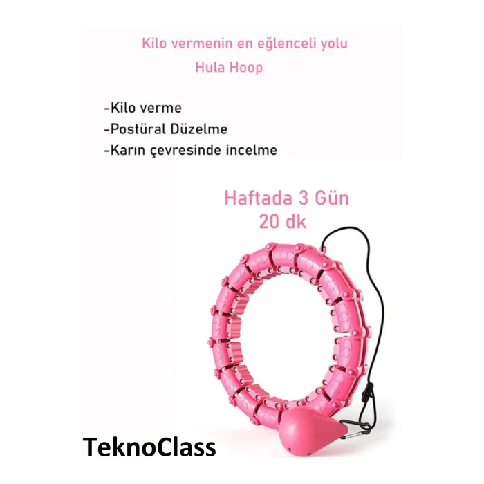 BUĞZ Hulahop Egzersiz Çemberİ Egzersiz Halkası Ağırlıklı Bel Kalça Bacak Kol Bölgesi Ayarlanabilir