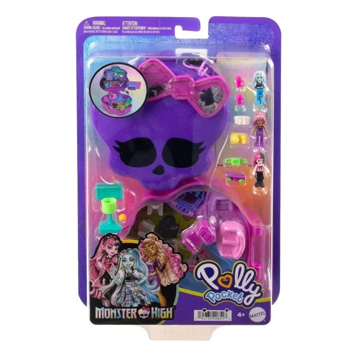  HVV58 Polly Pocket - Monster High Temalı Kompakt Oyun Seti