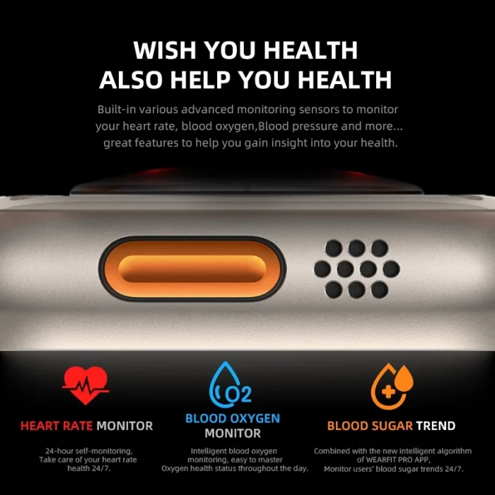 BUĞZ Hw8 Ultra Çift Kordon 49mm - Siri Nfc Bluetooth Arama Konuşma - İos & Android Uyumlu Akıllı Saat ( BUĞZ )