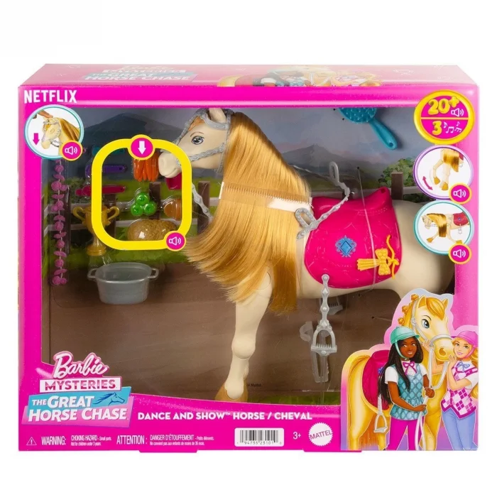 BUĞZ HXJ42 Barbie ve Dansçı Atı - Barbie Mysteries: The Great Horse Chase