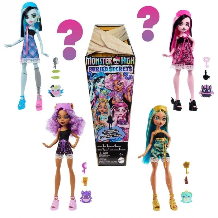 BUĞZ HYV64 Monster High Gizemli Sırlar Havalı Pijama Partisi Serisi