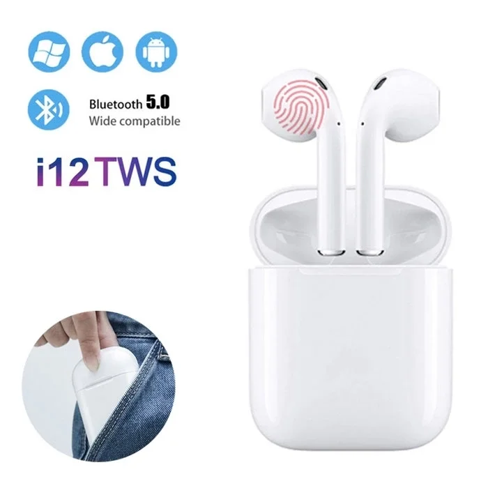 BUĞZ İ12  Wireless Air Bluetooth Kablosuz Kulaklık