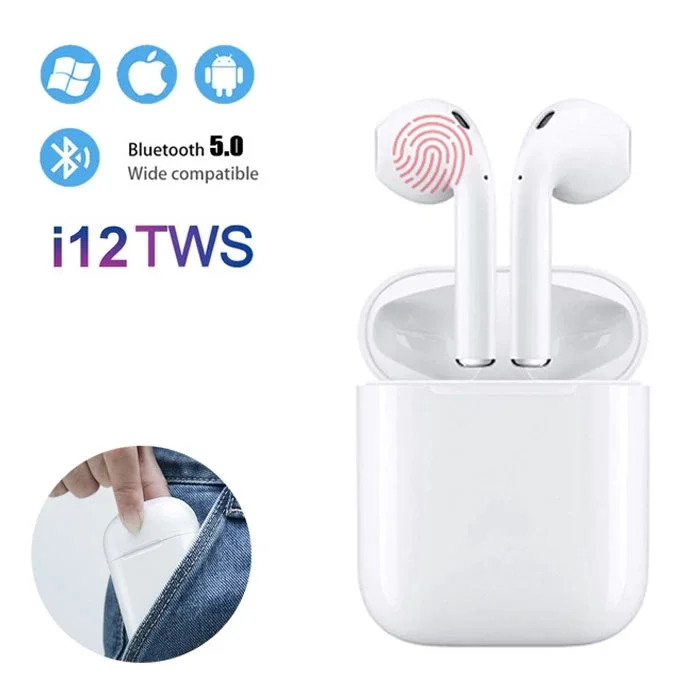 BUĞZ İ12  Wireless Air Bluetooth Kablosuz Kulaklık ( BUĞZ )