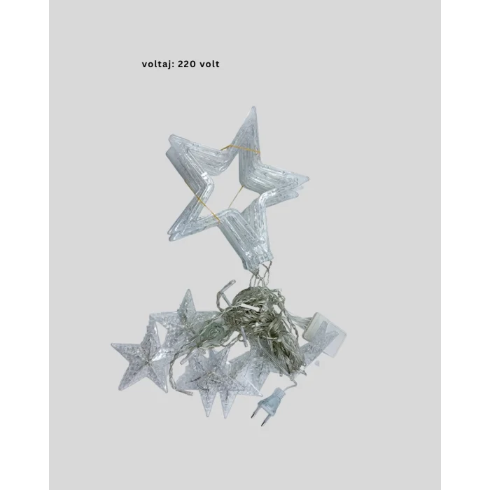 BUĞZ İç Mekan Uyumlu Yıldız Peri Led Perde 3x3 Metre