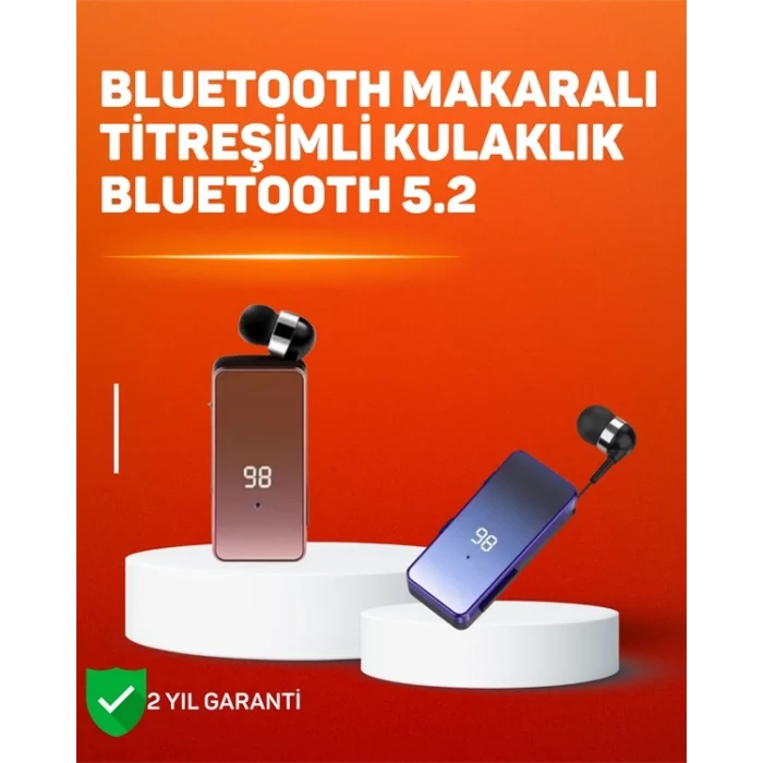  İki Telefona Aynı Anda Bağlanan Bluetooth 5.3 Klipsli Kulaklık – MFB Çok Noktalı Bağlantı