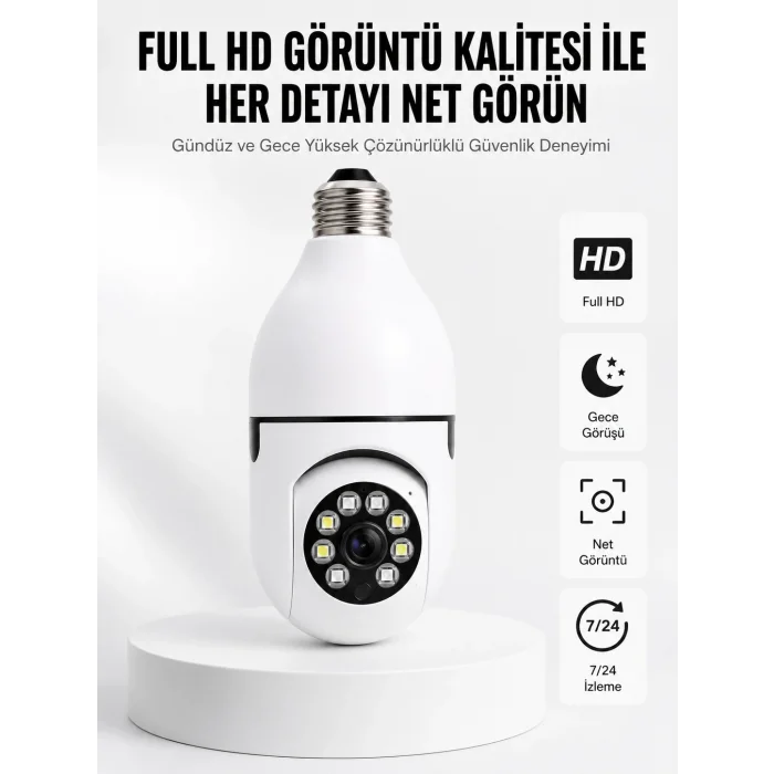 BUĞZ İki Yönlü Ses Destekli Full HD Akıllı Kamera Yeni Nesil