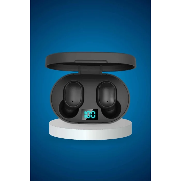  İkili Bluetooth Kulaklık Dijital Göstergeli Uzun Pil Ömrü Yüksek Ses Kaliteli