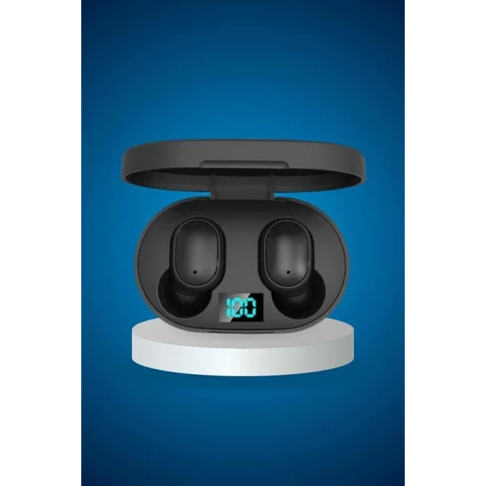  İkili Bluetooth Kulaklık Dijital Göstergeli Uzun Pil Ömrü Yüksek Ses Kaliteli