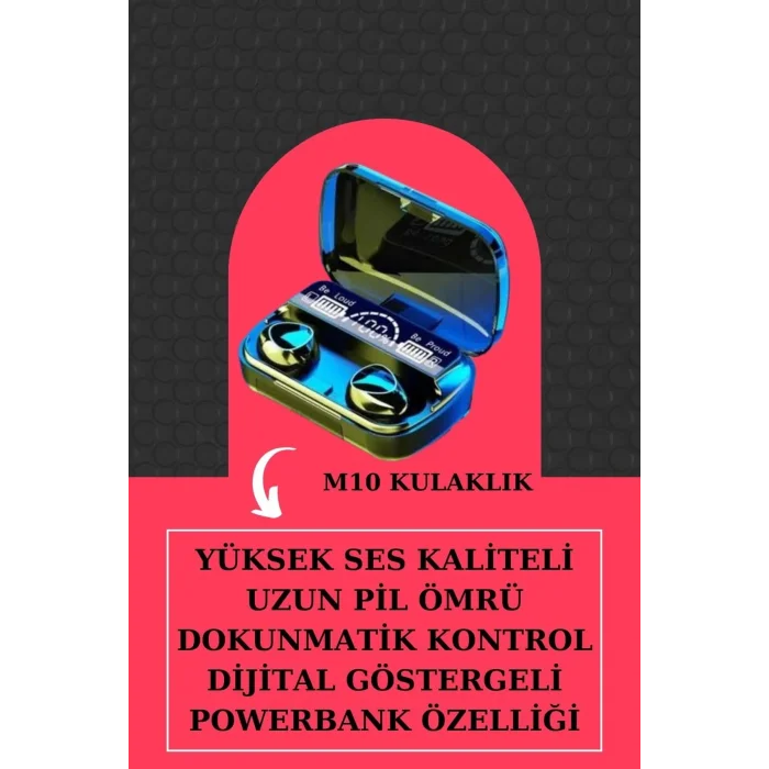  İkili Set Akıllı Saat Ve Bluetooth Kulaklık Kablosuz Uzun Pil Ömrü Spor Modları