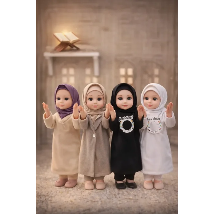 BUĞZ İlahi Söyleyen Tesettürlü Dua Eden Edep Bebek  Ramazan Oyuncağı