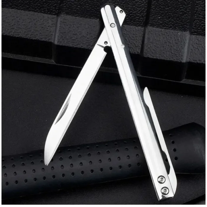 BUĞZ İnce D2 Çelik Çakı 18 Cm , Metal Sap