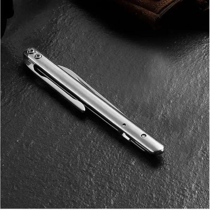 BUĞZ İnce D2 Çelik Çakı 18 Cm , Metal Sap