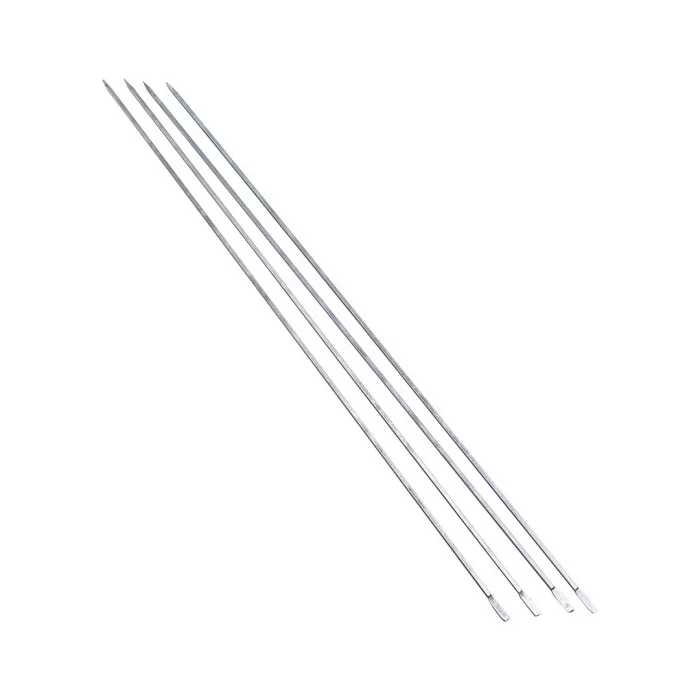 BUĞZ İnce Kare Kesim Metal Ciğer ve Domates Şişi - 50 cm