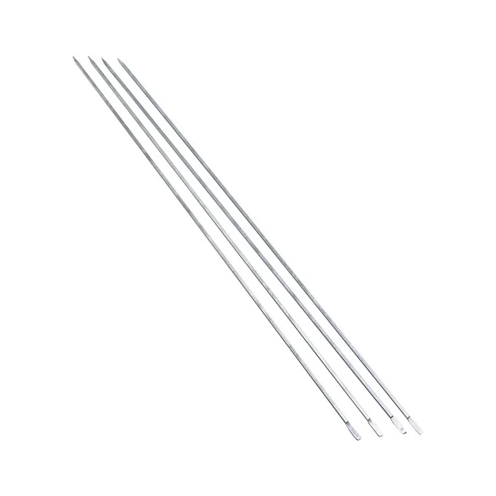 BUĞZ İnce Kare Kesim Metal Ciğer ve Domates Şişi - 50 cm