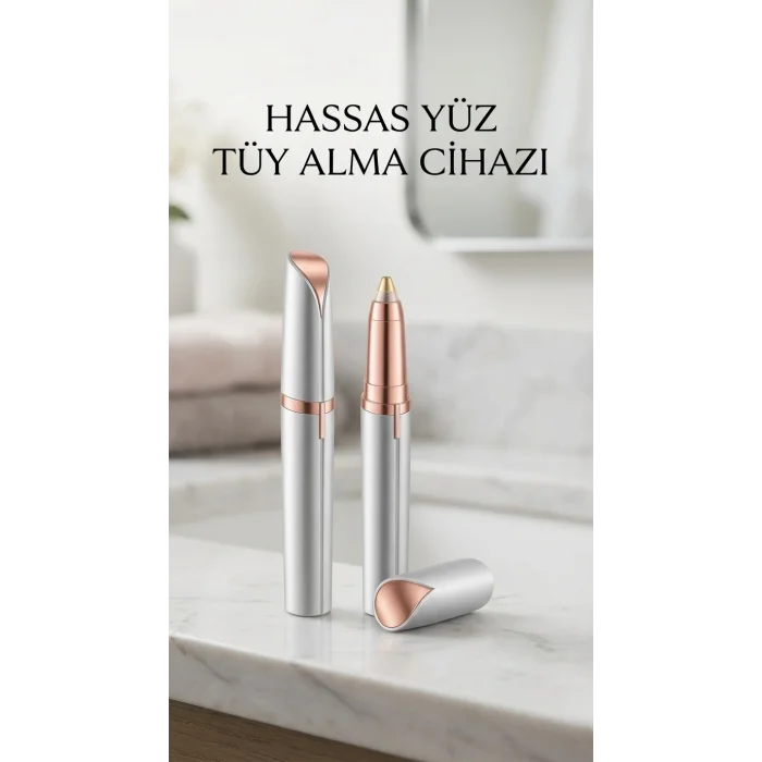 BUĞZ İnce Uçlu Yüz Tüy Alma Epilasyon Aleti, Kaş ve Bıyık İçin