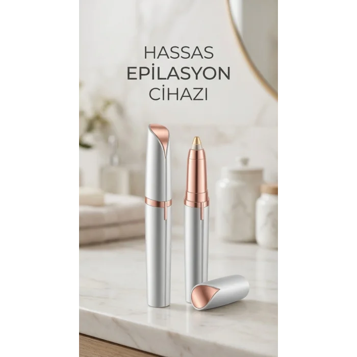 BUĞZ İnce Uçlu Yüz ve Kaş Tüy Alma Epilasyon Aleti Hassas Kullanım