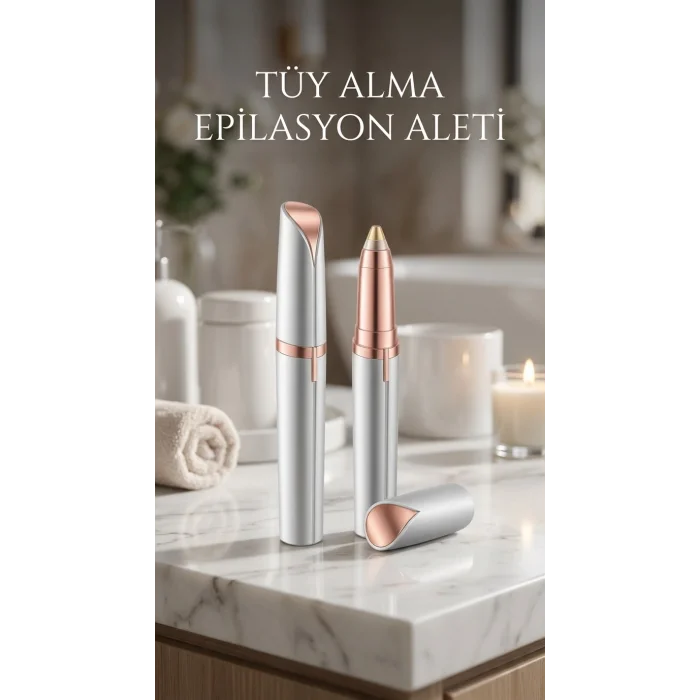 BUĞZ İnce Uçlu Yüz ve Kaş Tüy Alma Epilasyon Cihazı Ergonomik Tasarım