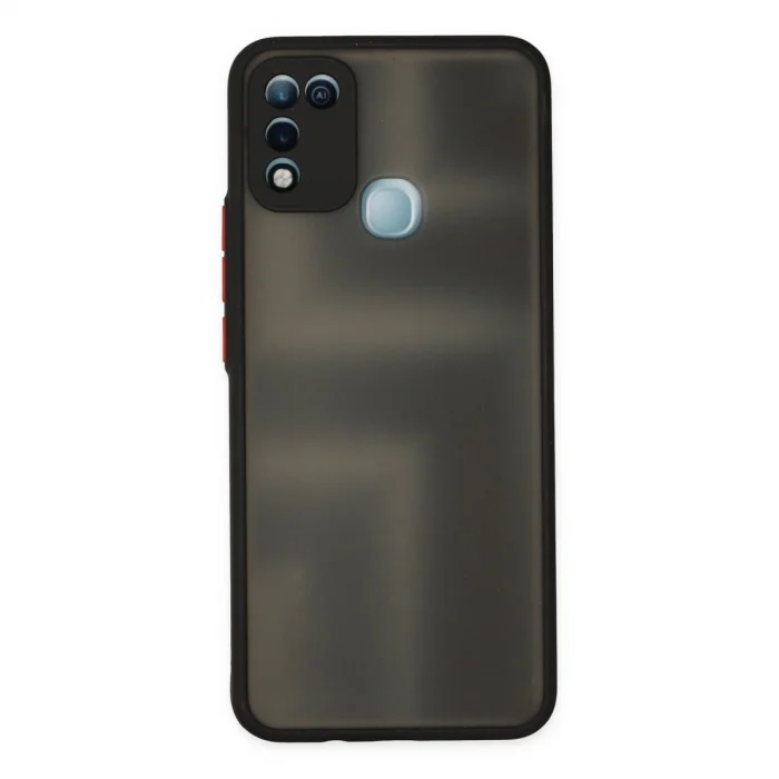 BUĞZ İnfinix Hot 10 Play Kılıf Montreal Silikon Kapak - Siyah