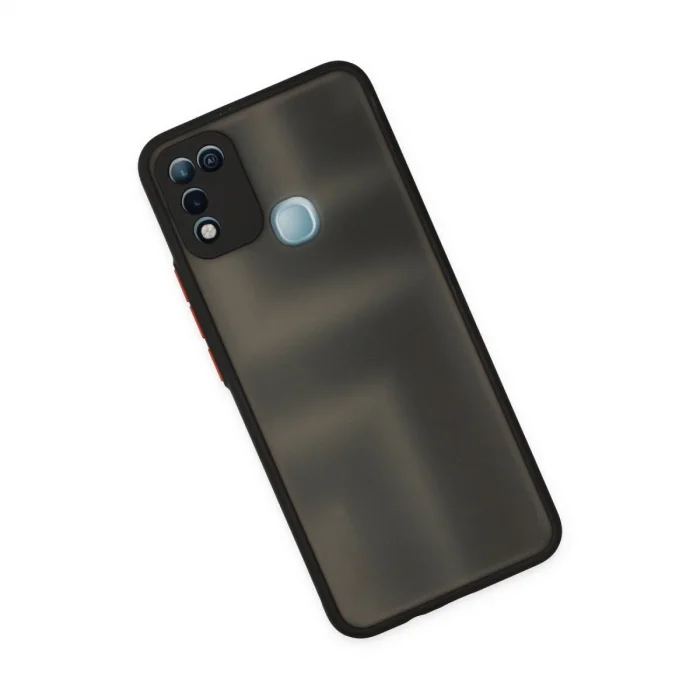 BUĞZ İnfinix Hot 10 Play Kılıf Montreal Silikon Kapak - Siyah