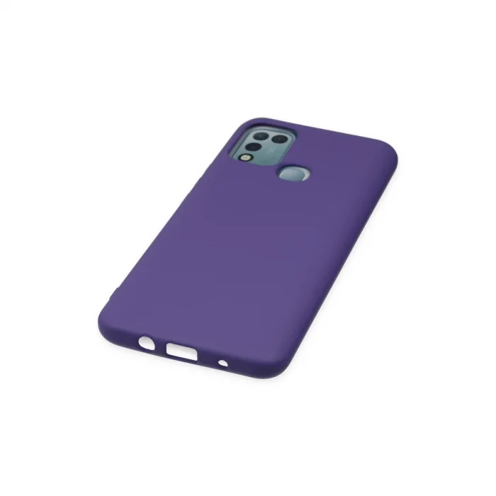 BUĞZ İnfinix Hot 10 Play Kılıf Nano İçi Kadife Silikon - Mor