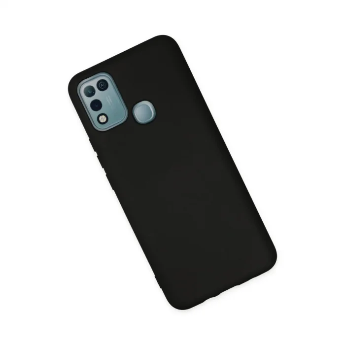 BUĞZ İnfinix Hot 10 Play Kılıf Nano İçi Kadife Silikon - Siyah