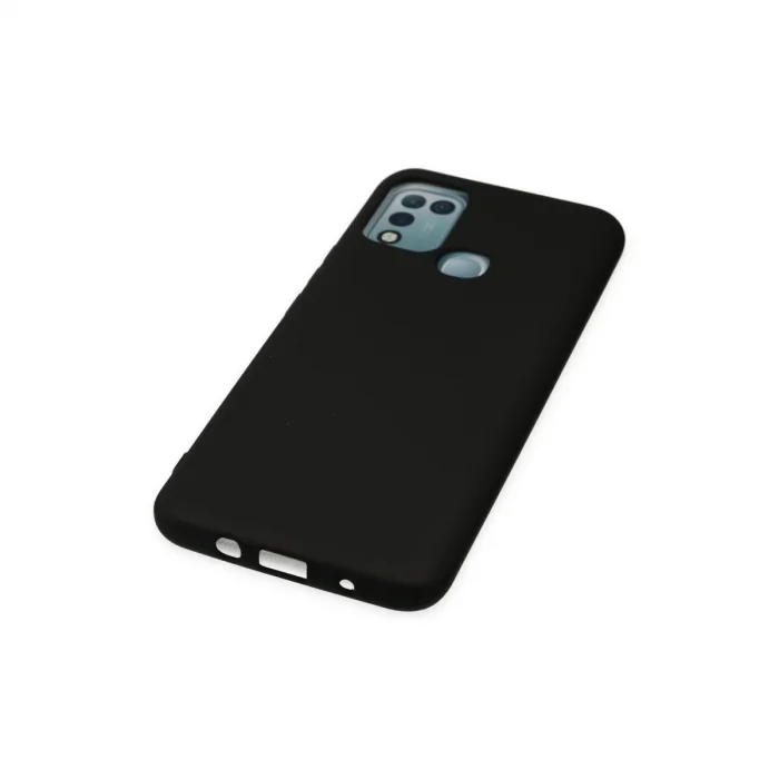 BUĞZ İnfinix Hot 10 Play Kılıf Nano İçi Kadife Silikon - Siyah