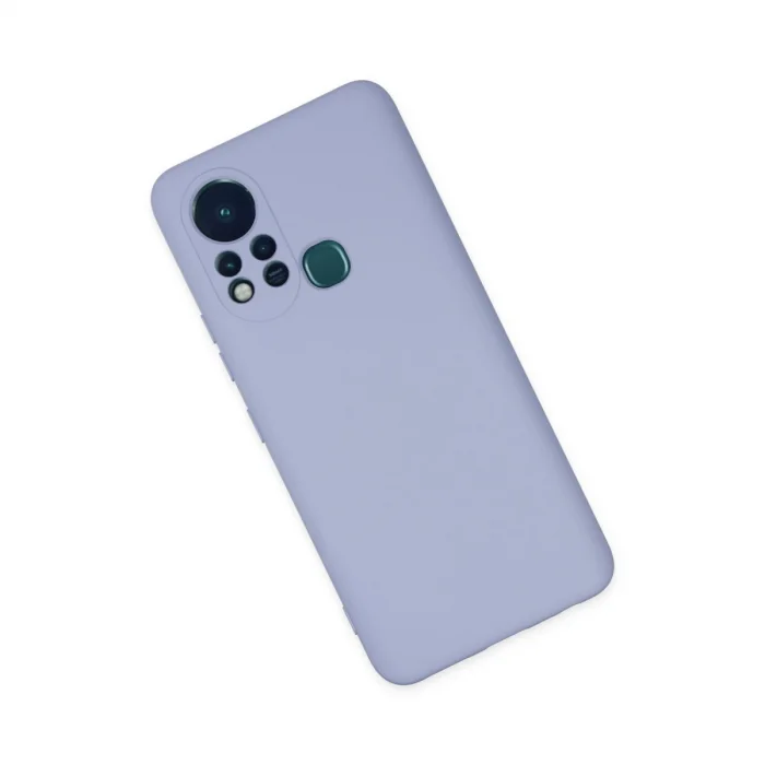 BUĞZ İnfinix Hot 11s Kılıf Nano İçi Kadife Silikon - Lila