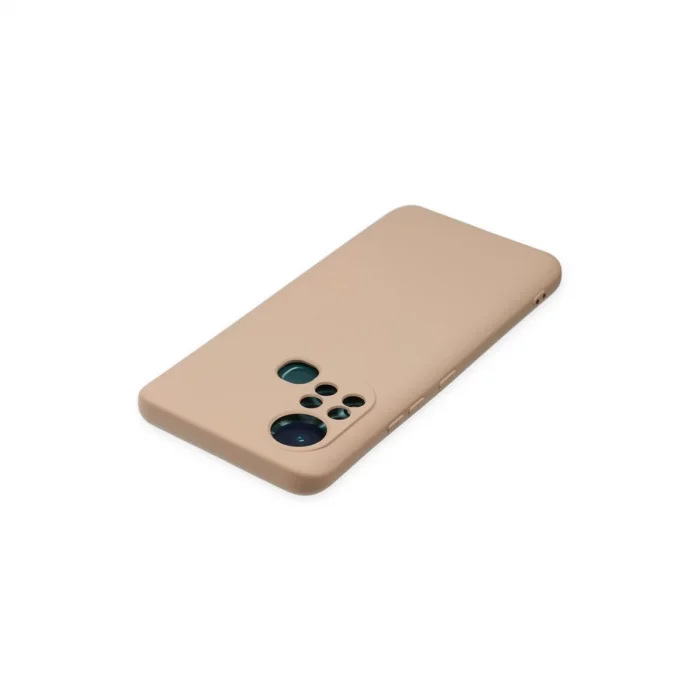 BUĞZ İnfinix Hot 11s Kılıf Nano İçi Kadife Silikon - Pudra
