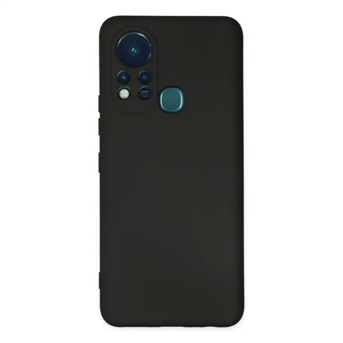 BUĞZ İnfinix Hot 11s Kılıf Nano İçi Kadife Silikon - Siyah