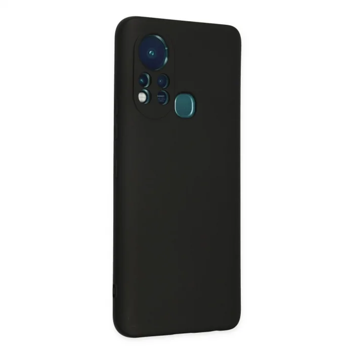 BUĞZ İnfinix Hot 11s Kılıf Nano İçi Kadife Silikon - Siyah