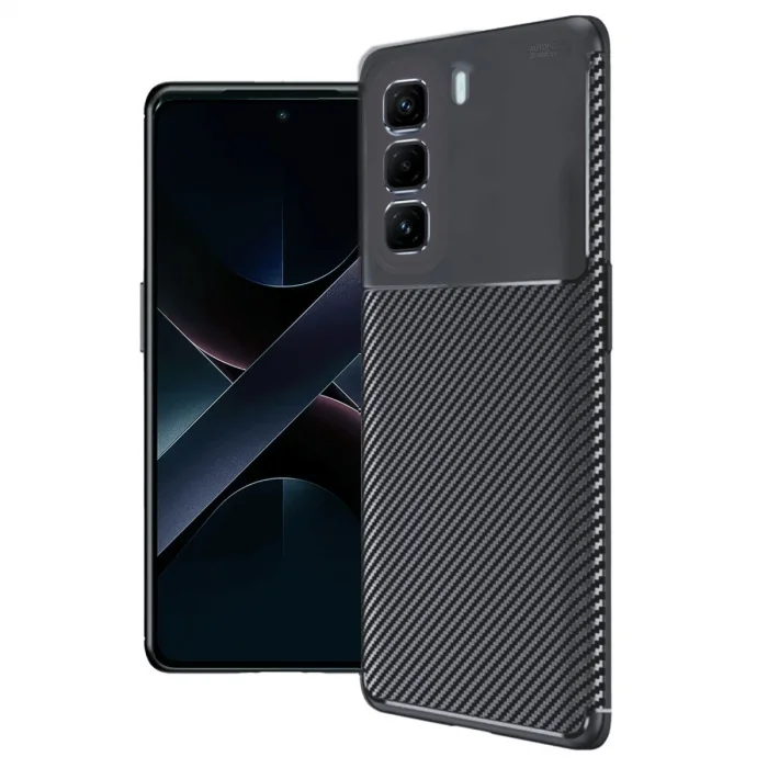 BUĞZ İnfinix Hot 50 Pro Plus 4g Auto Focus Karbon Kapak - Siyah