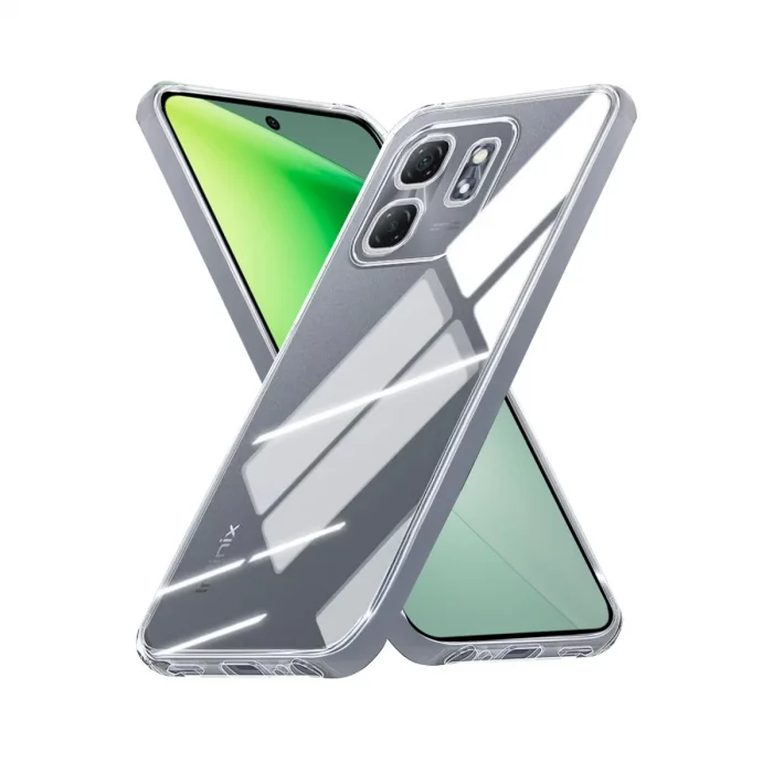 BUĞZ İnfinix Smart 9 Kılıf Lüx Şeffaf Silikon