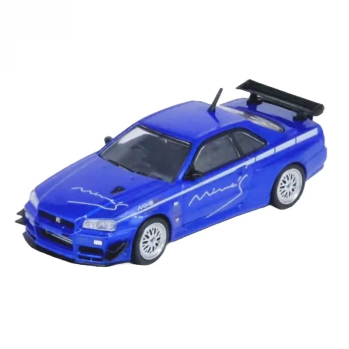  Inno 1/64 Nissan Skyline GT-R R34 V-SPEC Tuned by MINES