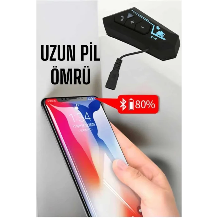 BUĞZ İnterkom Intercom Kask Kulaklık Bt22 Bluetooth Motosiklet Kulaklık 5.0 Bluetooth