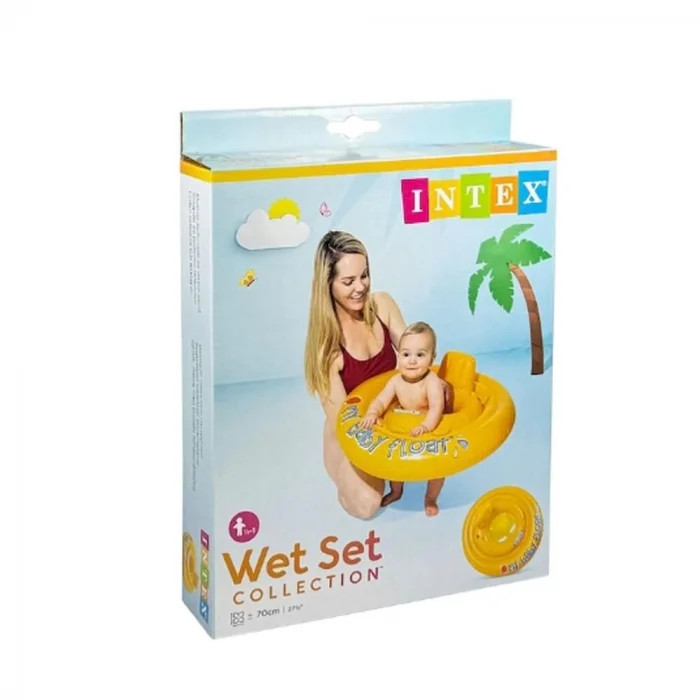 BUĞZ Intex Sarı Bebe Flatörü 70 cm. (6-12Ay)