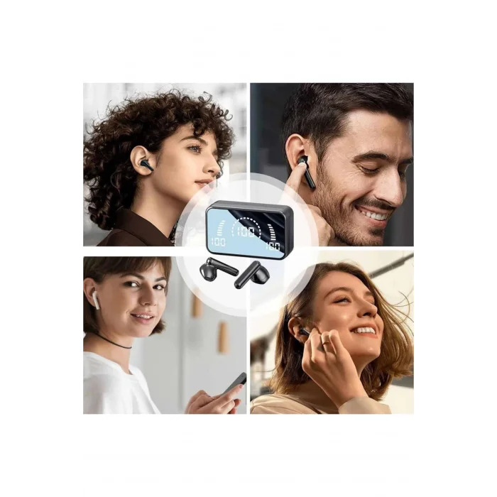 BUĞZ İos Android Uyumlu Bluetooth Kulaklık Kablosuz Kulaklık Yüksek Basslı