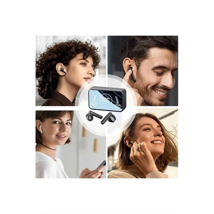 BUĞZ İos Android Uyumlu Bluetooth Kulaklık Kablosuz Kulaklık Yüksek Basslı - BUĞZ