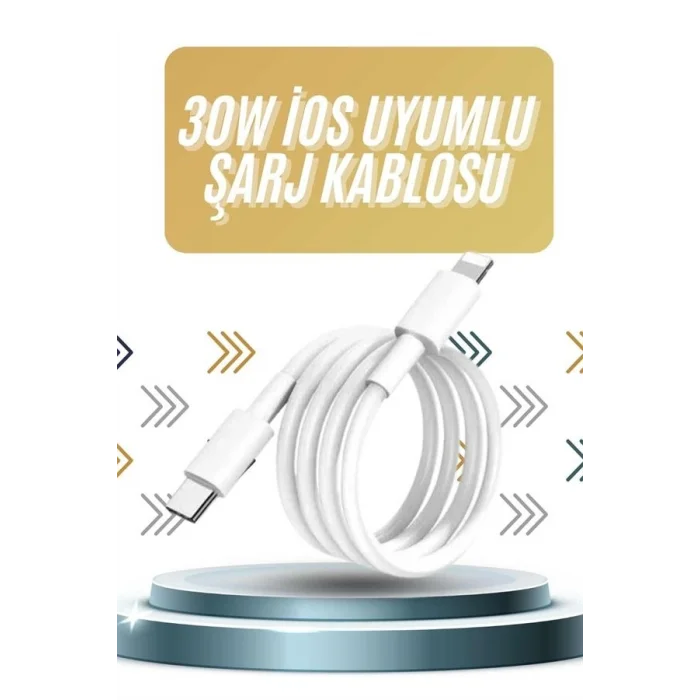 BUĞZ IOS Tüm Serilerle Uyumlu 30W Hızlı Şarj Aleti 11 12 13 14/Pro Max Mini Plus