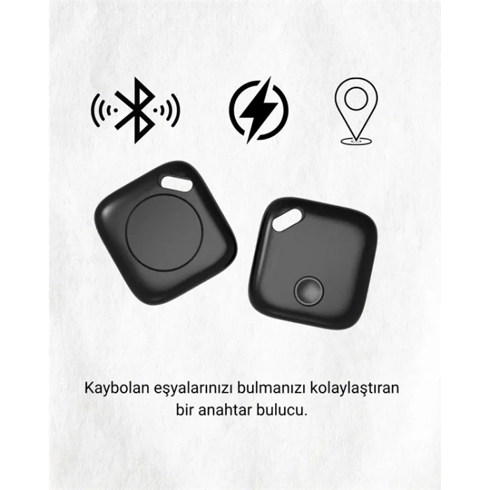 BUĞZ iOS Uyumlu Smart Tag | Uzun Pil Ömrü | Bul Uygulaması ile Entegre Akıllı Takip Cihazı - Lisinya