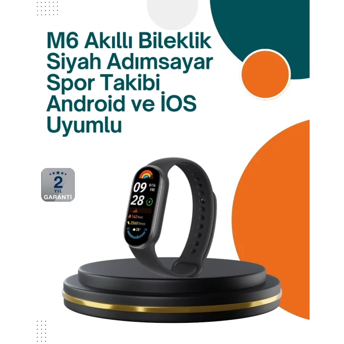 BUĞZ iOS ve Android Uyumlu Akıllı Bileklik – Çok Fonksiyonlu Kullanım