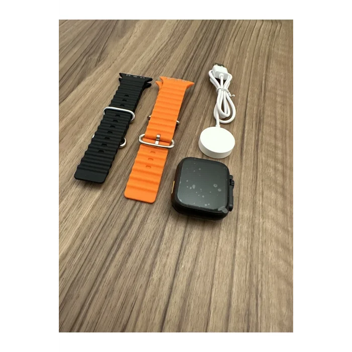 BUĞZ iOS ve Android Uyumlu Akıllı Saat, Nabız Ölçer, Uyku Takibi ve Sesli Görüşme Özellikli Siyah Model