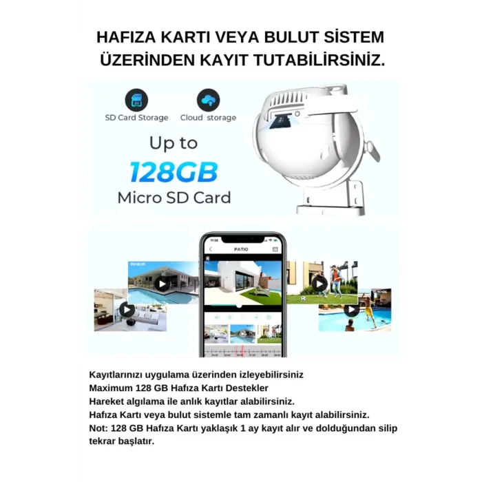BUĞZ Ip Kamera 2+2 Mp 4mp 1080p Ultra Hd Hareketli Sensör Dış Ortam Ip Kamera Speed Dome Akıllı Ip Çift Kamera