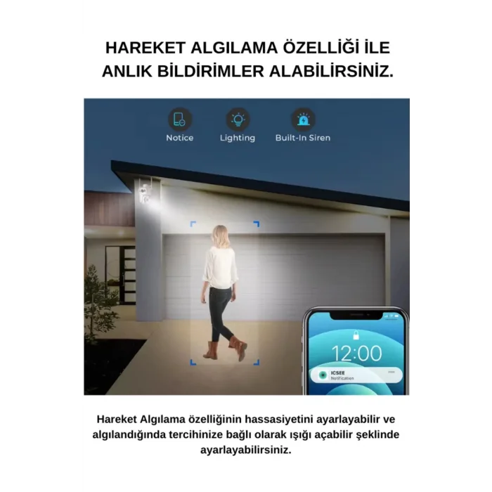 BUĞZ Ip Kamera 2+2 Mp 4mp 1080p Ultra Hd Hareketli Sensör Dış Ortam Ip Kamera Speed Dome Akıllı Ip Çift Kamera